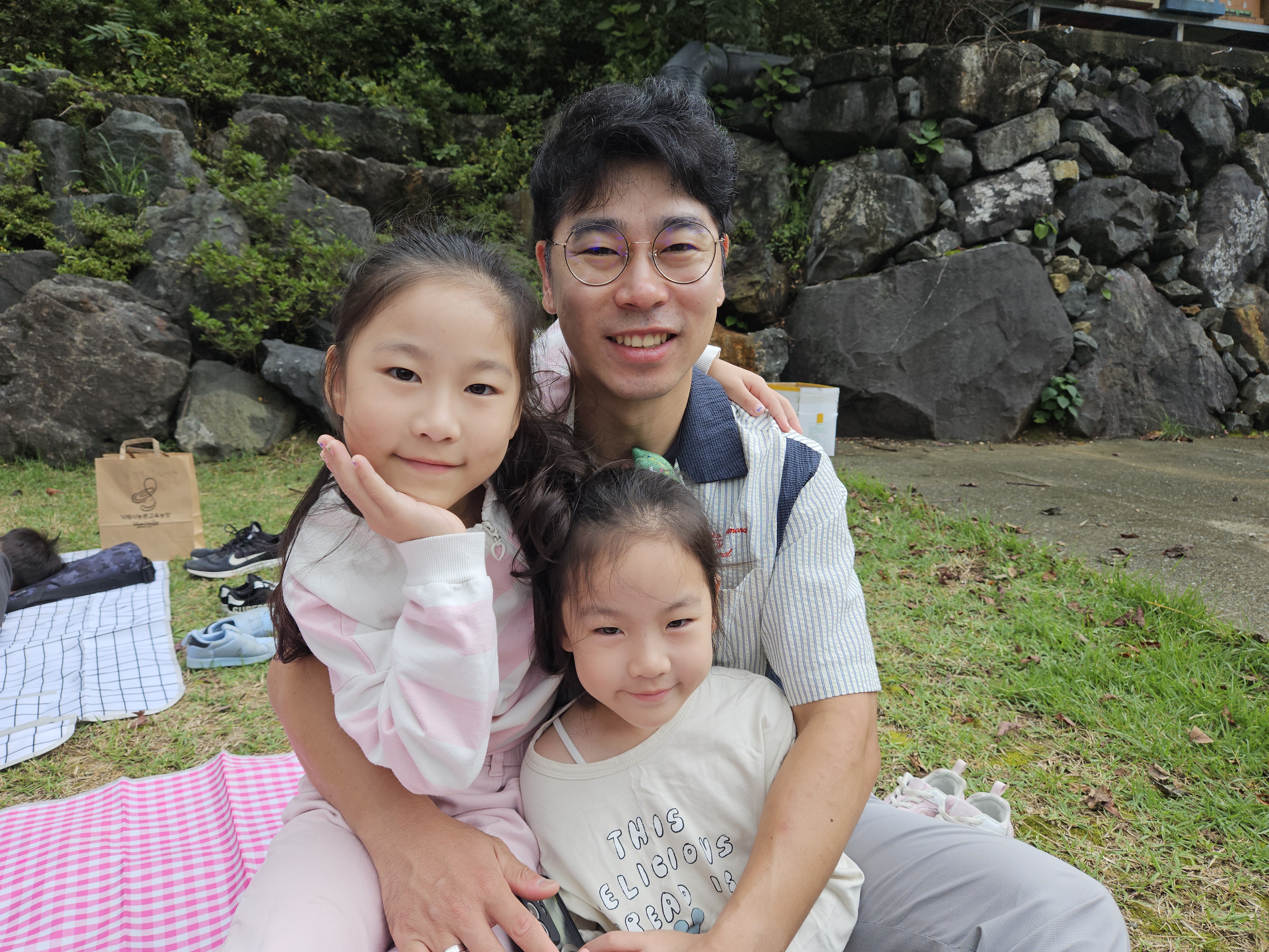 거제 30인의 아빠단, 꿀벌농장 체험 진행 현장 이미지