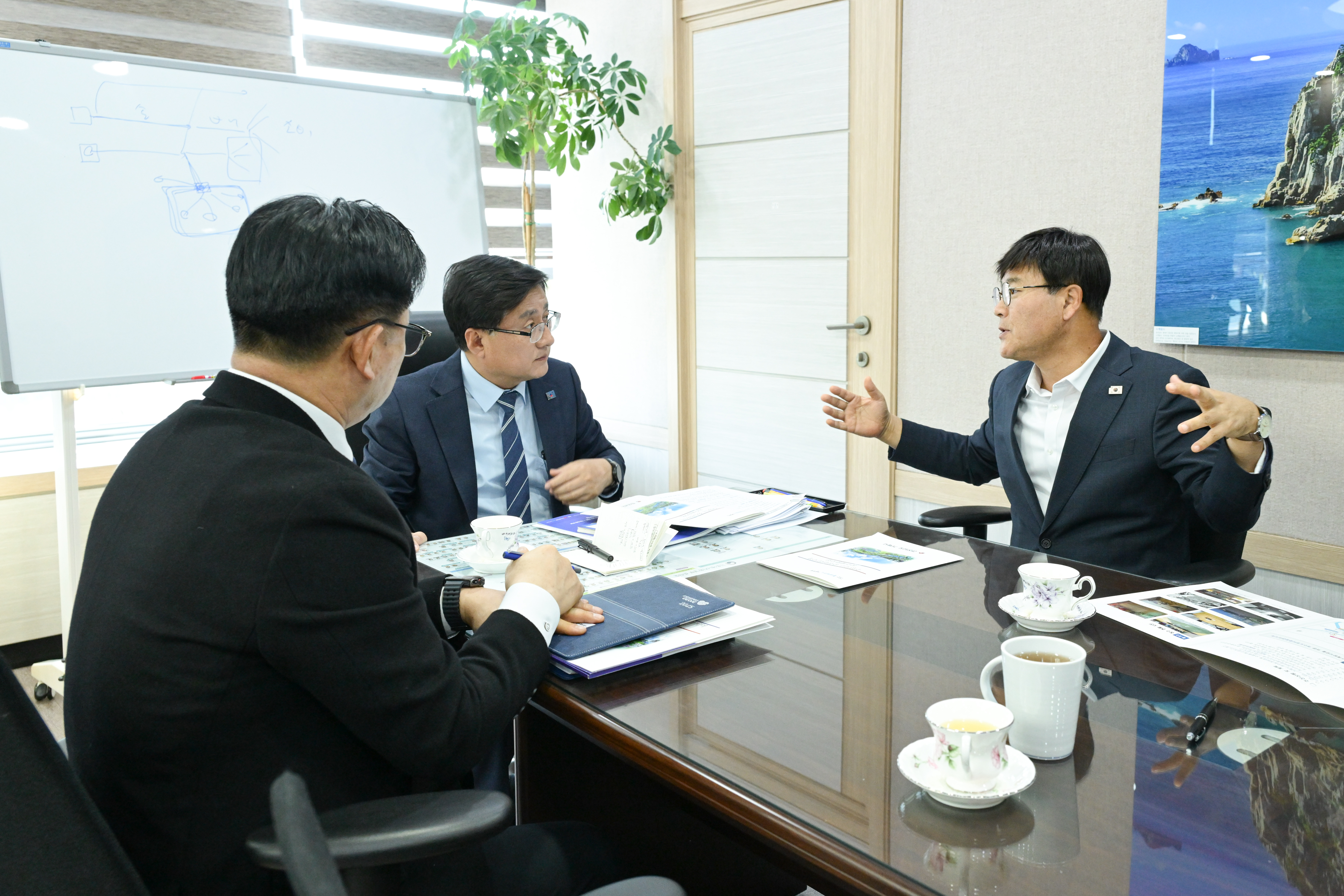거제시, 수양지구 중점관리지역 침수예방사업 선정 현장 이미지