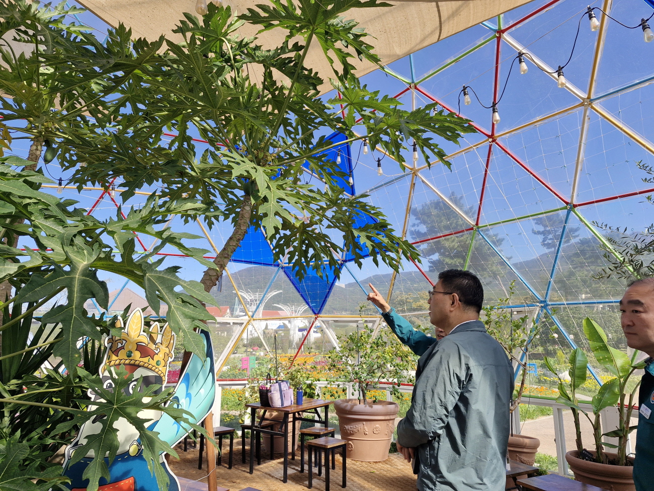 민기식 거제시 부시장, 제19회 거제섬꽃축제 대비 사전 현장점검 실시 현장