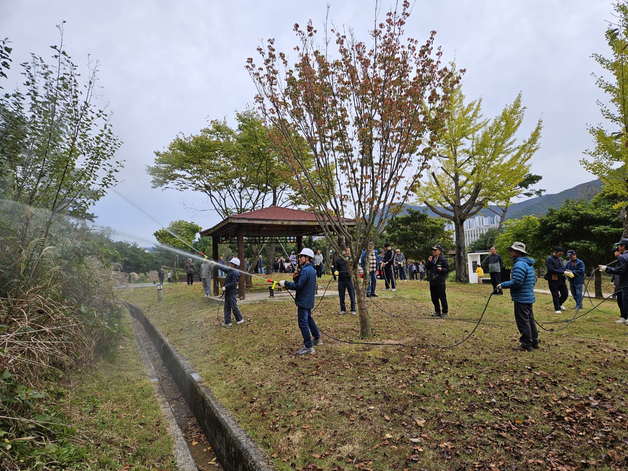 거제시, 산불방지인력 직무·안전 교육 실시 현장 이미지