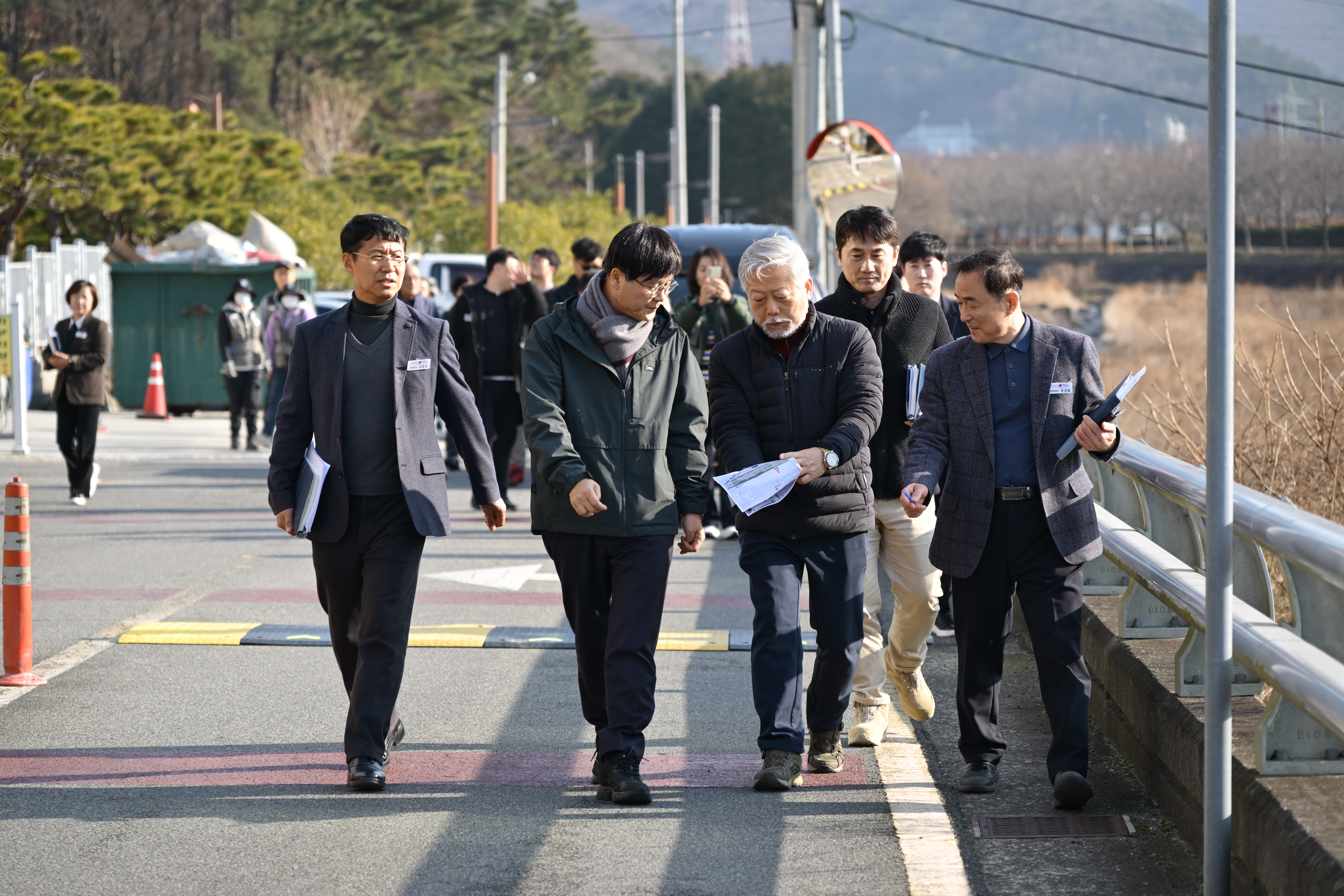 변광용 거제시장, 시민공감 간담회 민원 현장 점검 현장