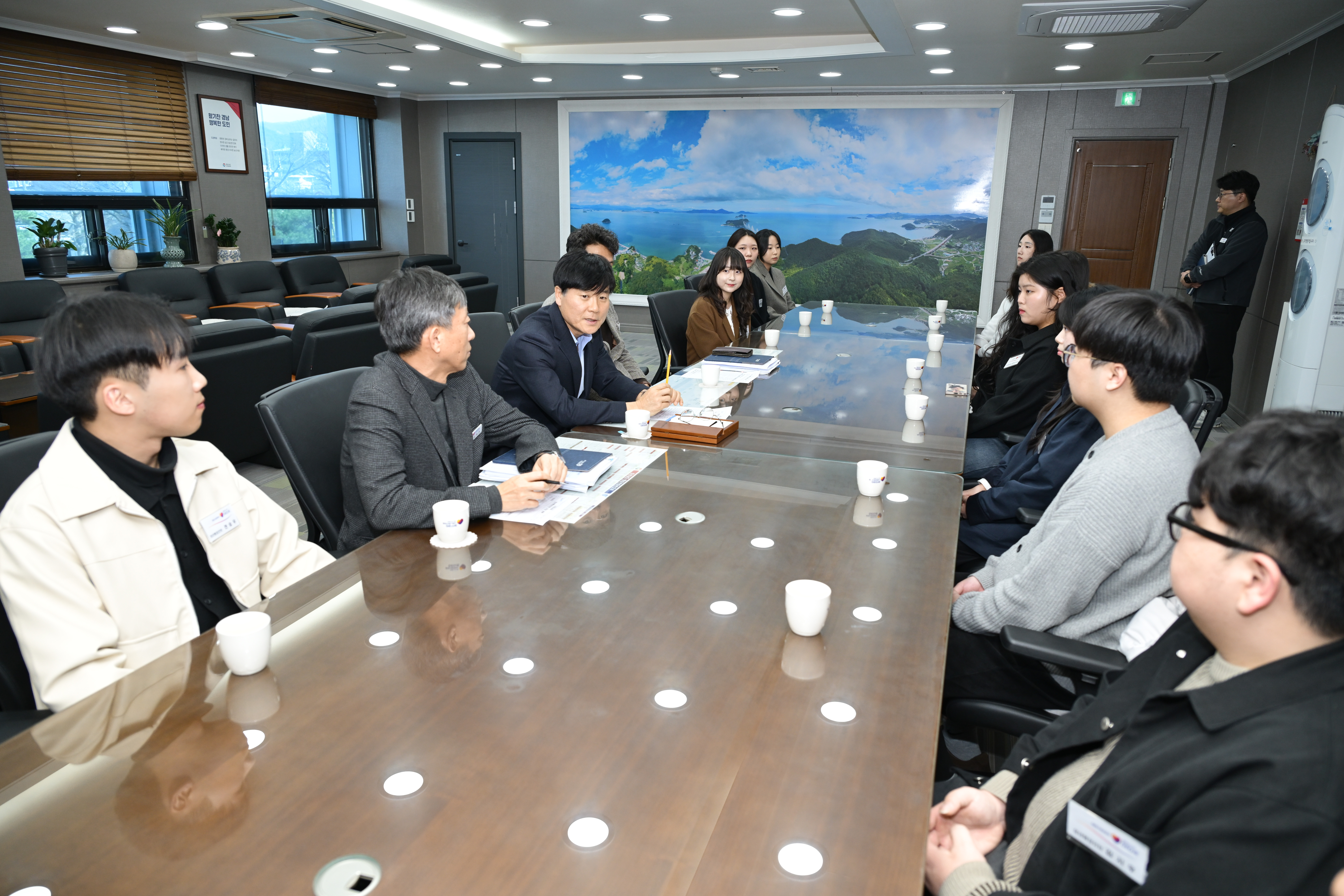 거제시, 청년행정인턴과 소통의 장 마련 현장 이미지