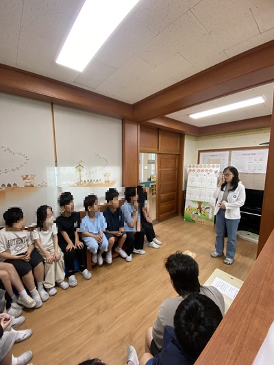 거제시보건소, 학교 구강보건실 운영 현장 이미지