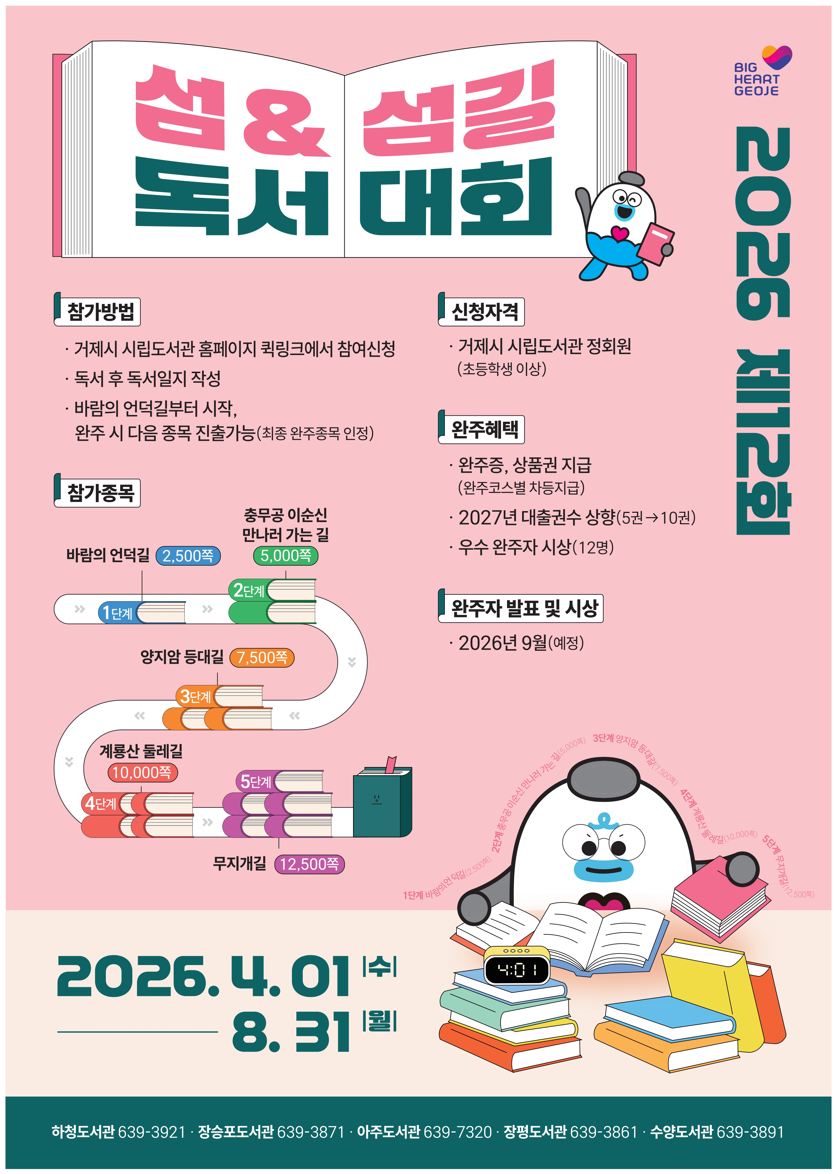 거제시립도서관,「제12회 섬&섬길 독서대회」개최 현장 이미지