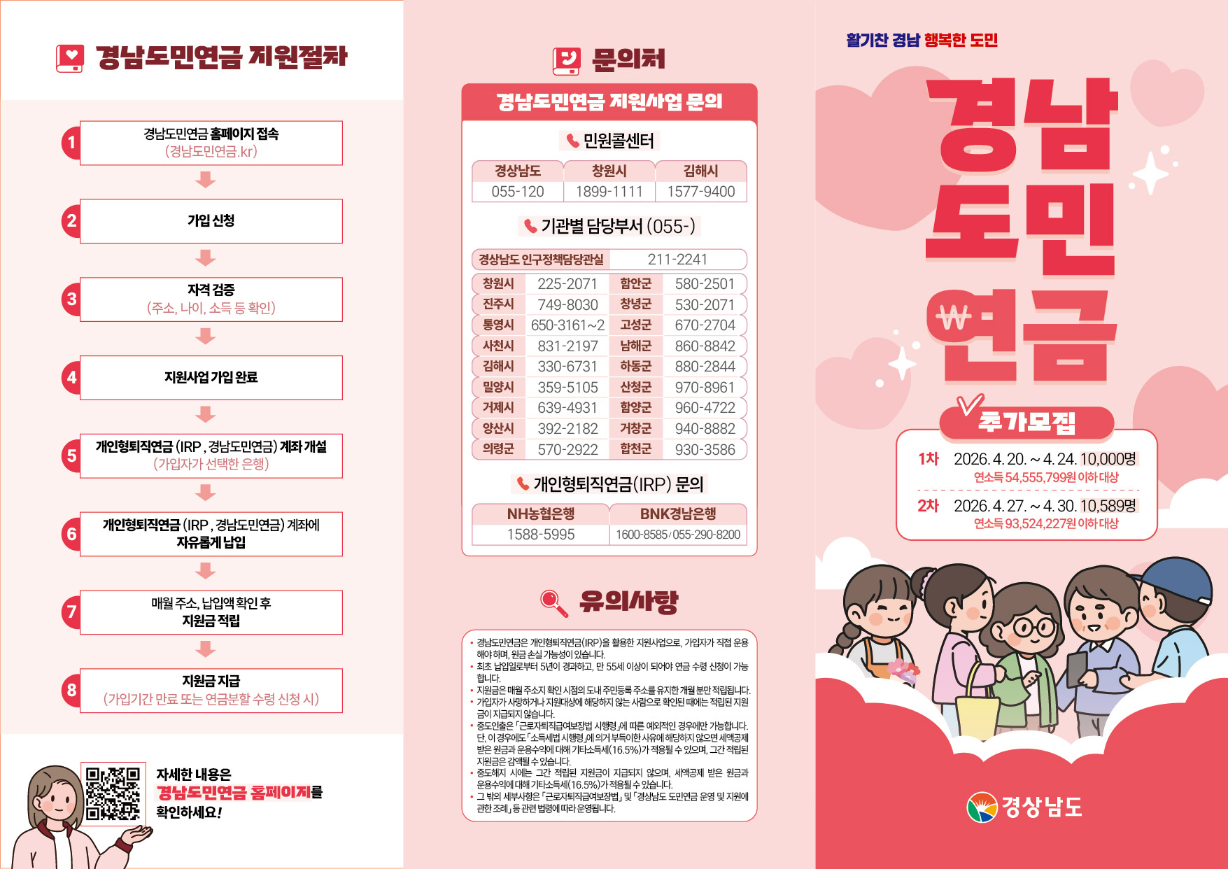 거제시, 경남도민연금 가입자 추가 모집 실시 현장