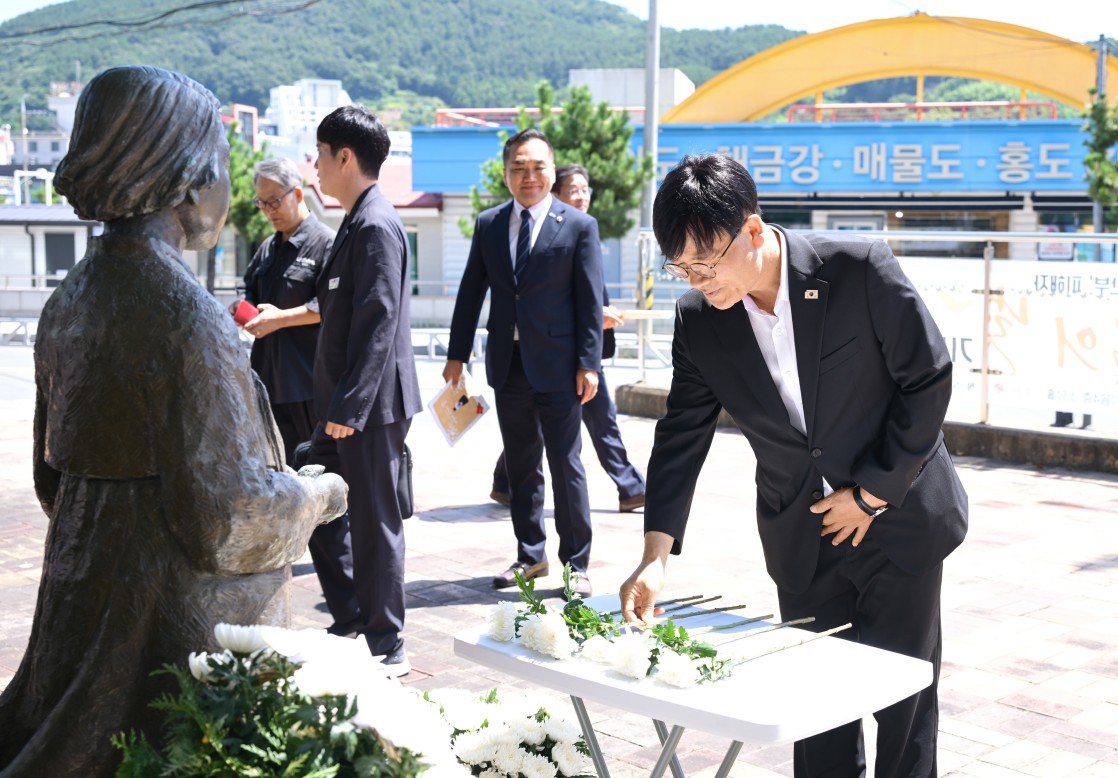 거제시, 제9회 일본군‘위안부’피해자 기림의 날 기념식 개최 3