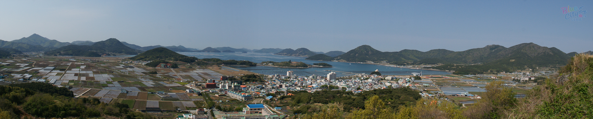 거제면 일대 전경