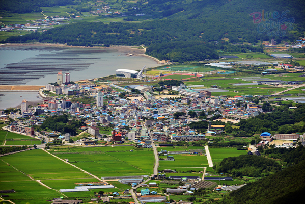 거제면 동상리 전경