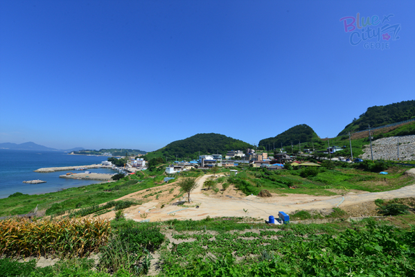 장목면 시방리 전경