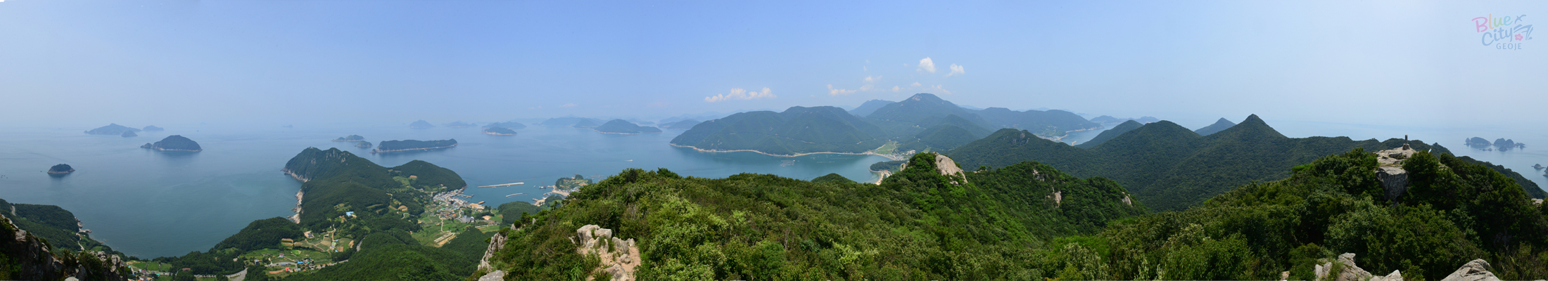 망산에서바라 본 여차와 홍포 전경