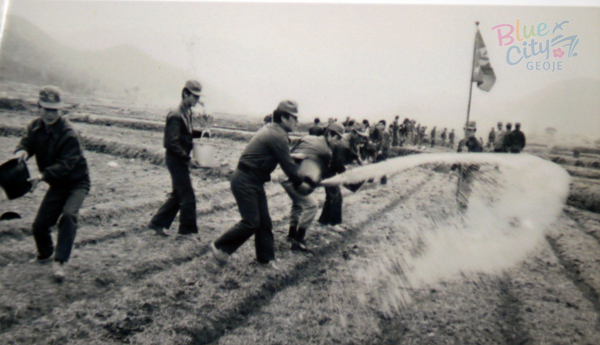 생활풍경(논 물뿌리기)