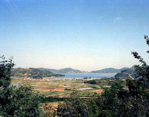 옥포항(농촌풍경이었던 옥포마을의 들녁)