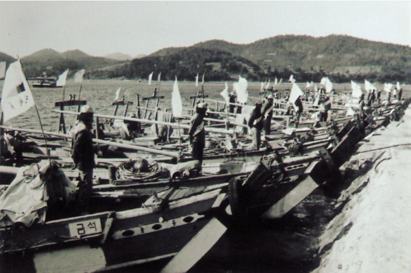 생활풍경(장목항에 정박 중인 어선들)