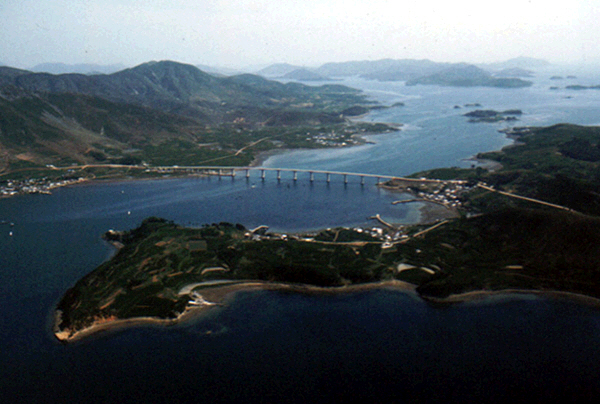 거제대교(북편에서 바라본 거제대교)