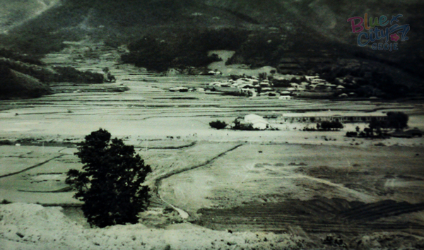 옥포조선소가 건립 전 주변 마을(아주 배골)