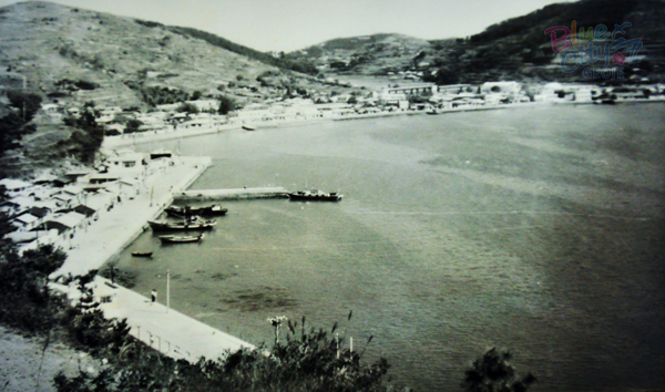 장승포항(1980년대 마전동에서 바라본 장승포항)