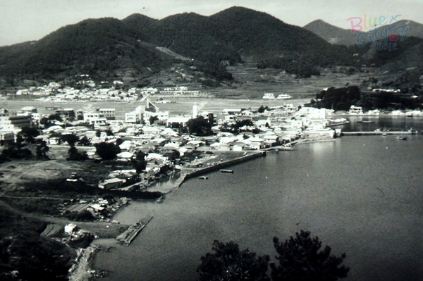 옥포항(항만매립 전의 전경)