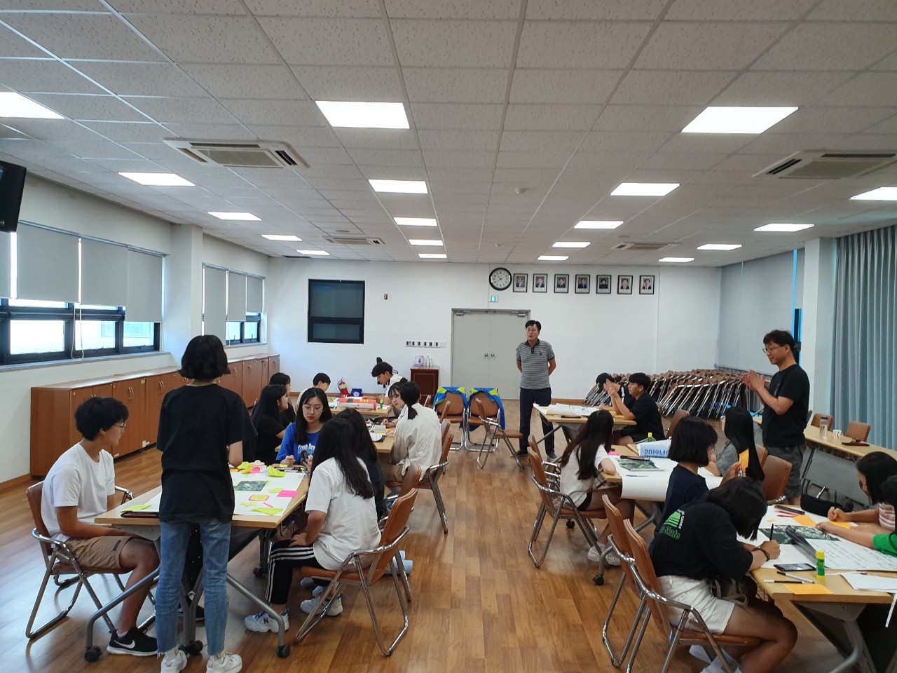 청소년자치위원회 마을안전지도만들기 활동1