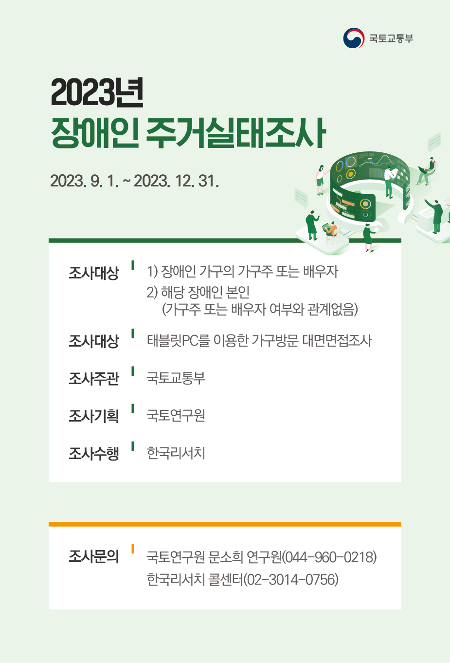 2023년 장애인가구 주거실태조사