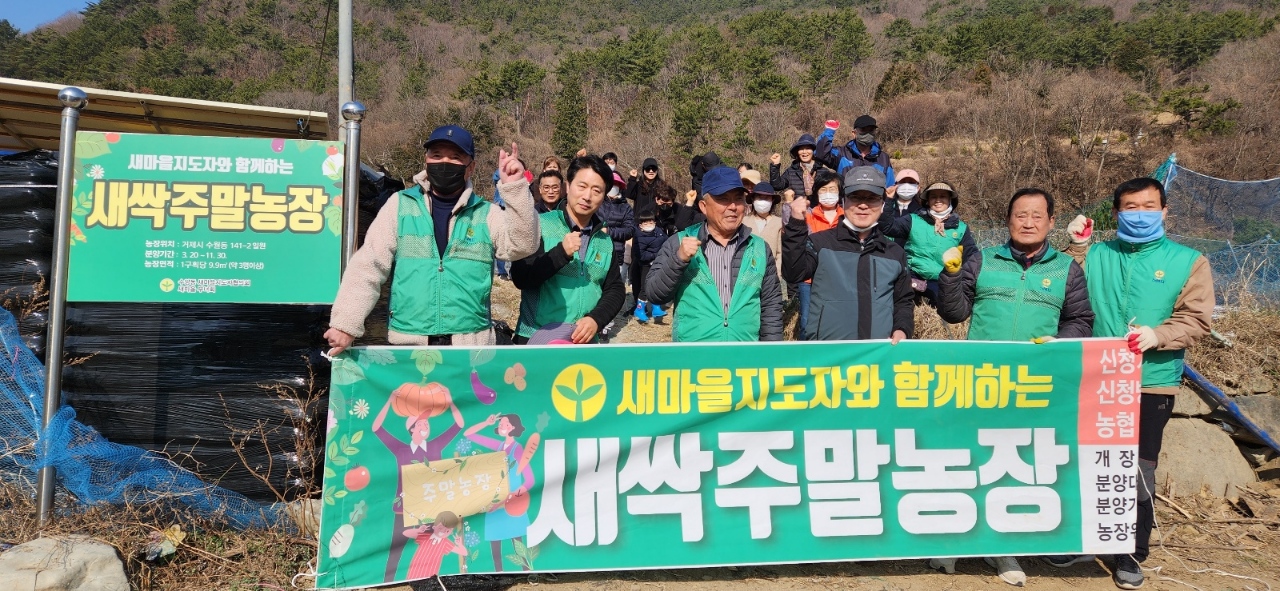 새싹주말농장 성황리 개장