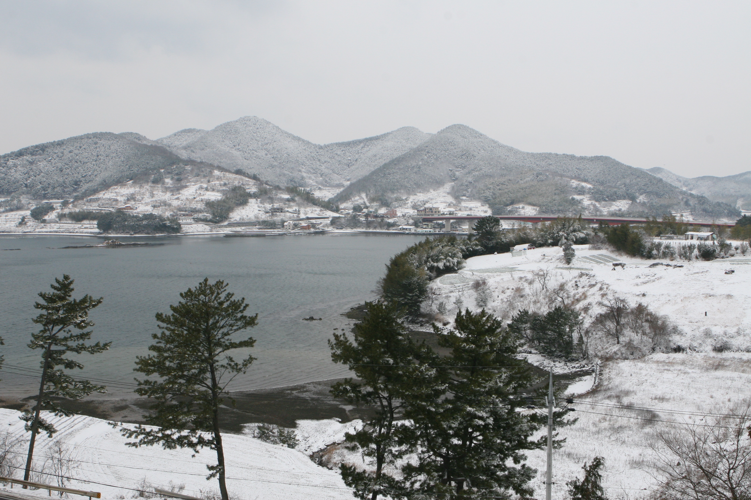 눈 내린 하청