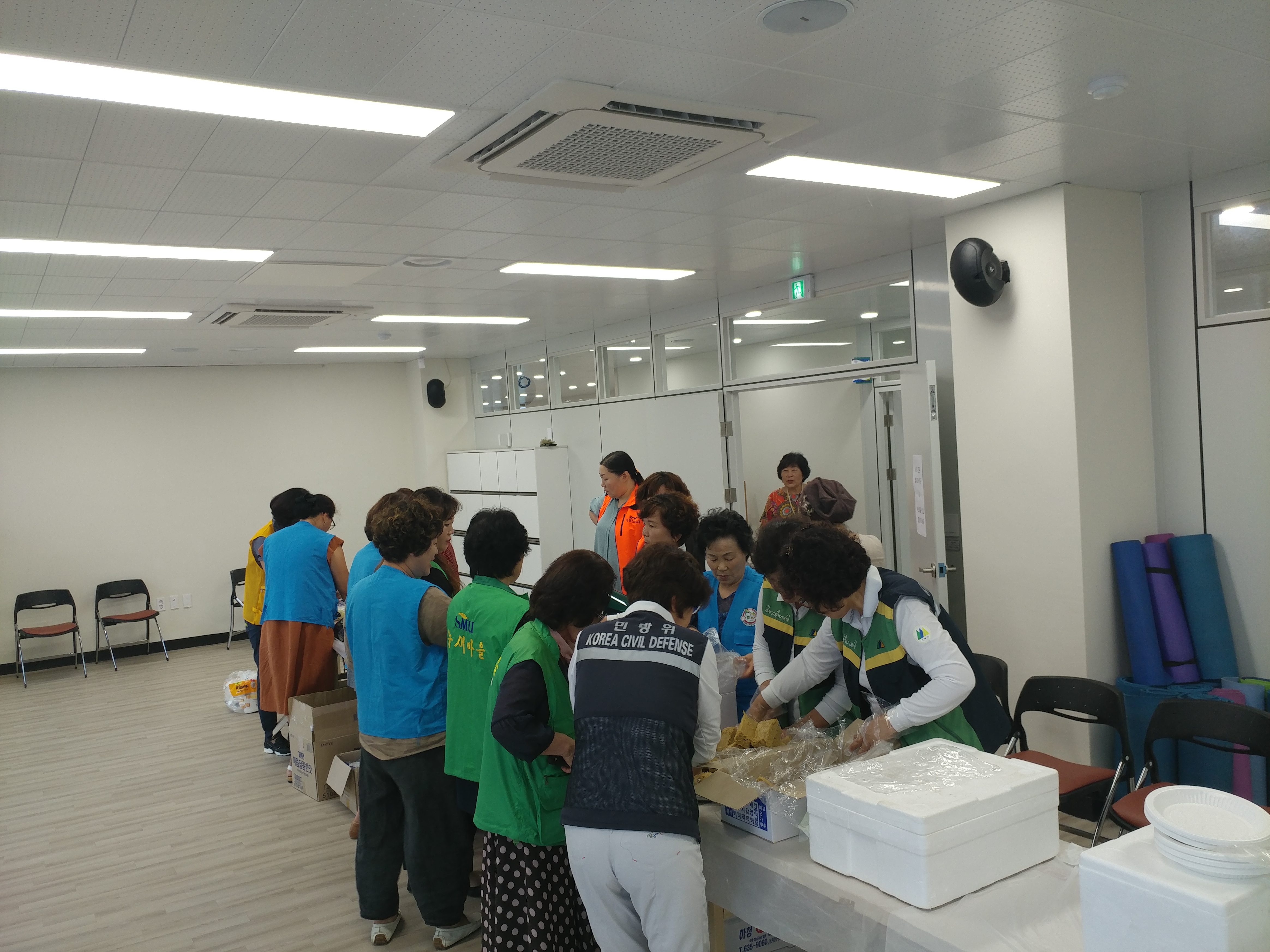 개청식 준비 여성단체
