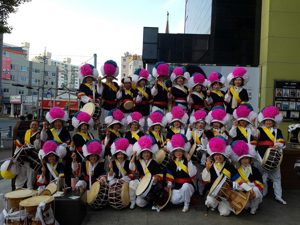 주민자치센터 풍물수업 공연