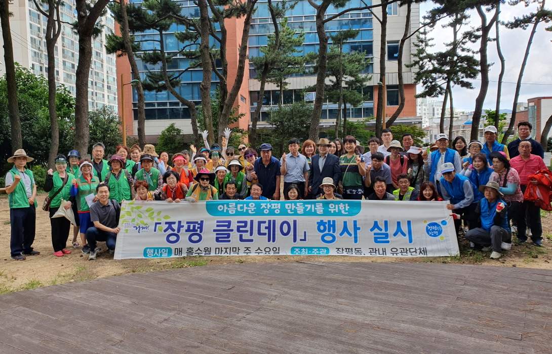 2019년 제2회 장평클린데이 행사 실시