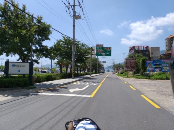거제 스쿠터 드라이브, 학동몽돌해수욕장 이미지