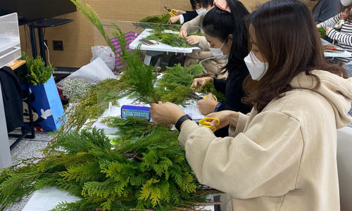 12월 문화특강 주간 ♡ 크리스마스 리스 만들기