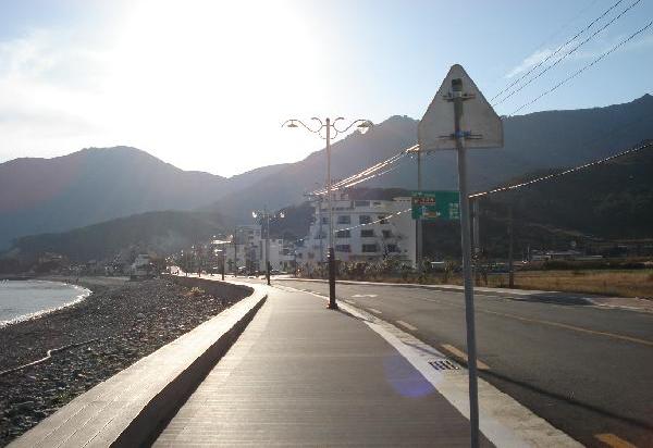 학동 흑진주 몽돌해변 이미지