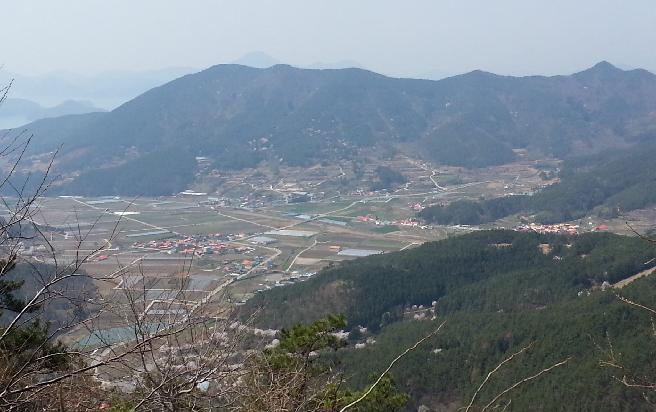 산방산에서 본 둔덕면 이미지