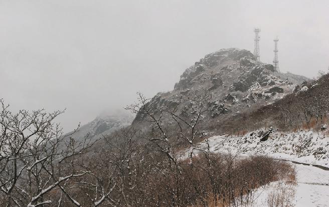 계룡산 설경