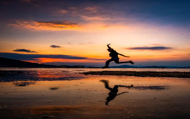 사곡해수욕장 일몰 (1) 이미지