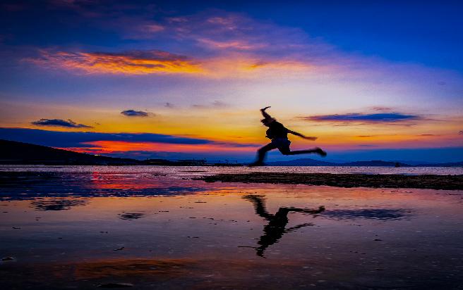 사곡해수욕장 일몰 (2) 이미지