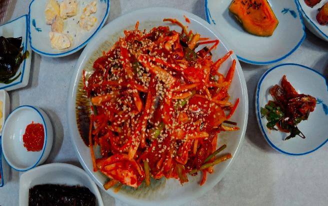 회무침